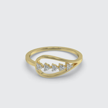 Gold Love for Sparkles Diamond Ring