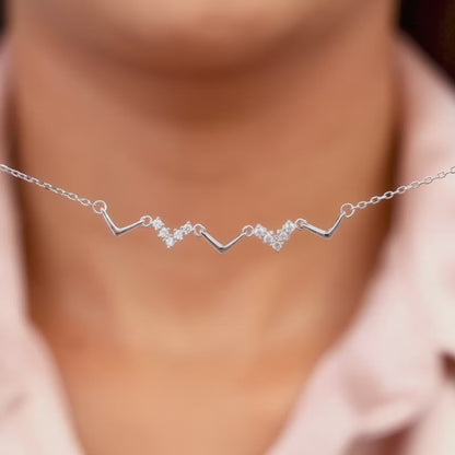 Silver Meandering Bracelet