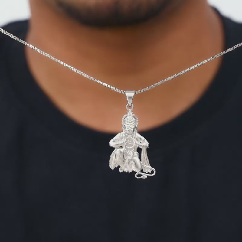 Hanuman chain deals locket