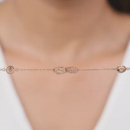 Rose Gold Eterna Diamond Bracelet