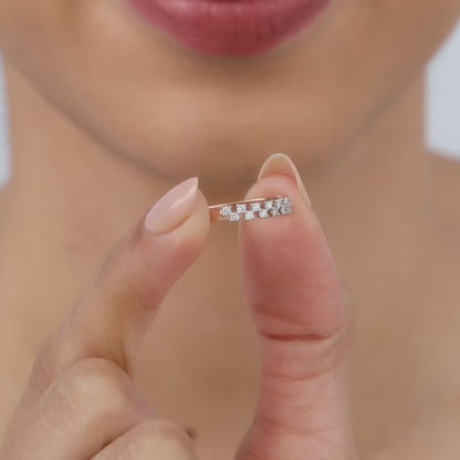 Rose Gold Empress Diamond Ring