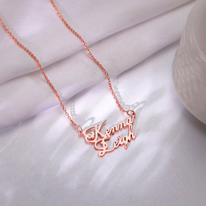 Rose Gold Personalised Perfect Match Pendant