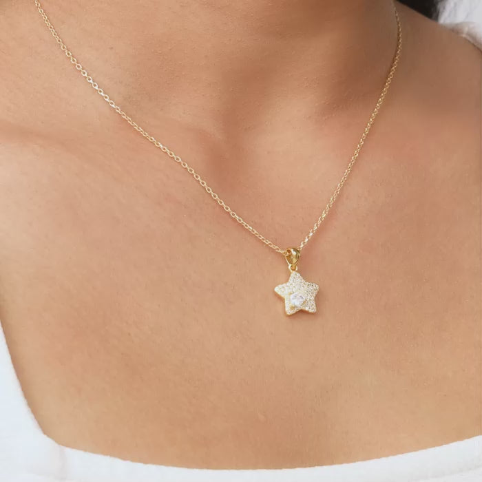 Sparkle 0.32ctw Lab Grown Diamond Necklace NL-00602WHT–Smiling Rocks