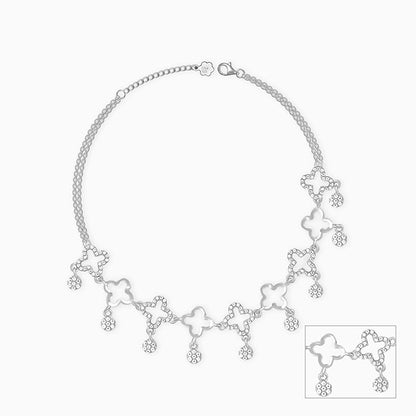 Silver Celtic Anklet