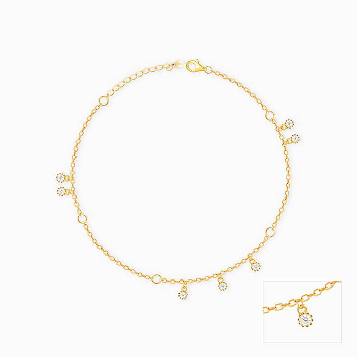 Golden Captivating Anklet