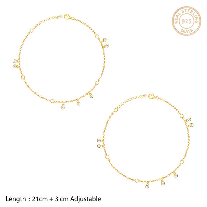 Golden Captivating Anklet