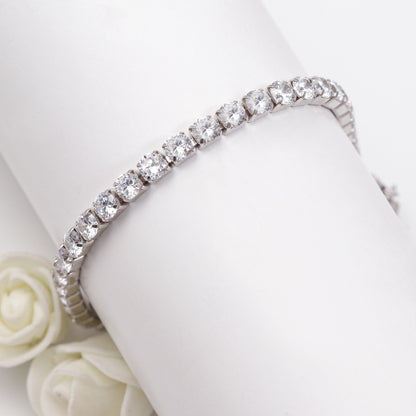 Silver Solitaire GIVA Signature Bracelet