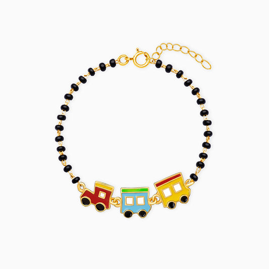 Golden Choo Choo Train Infant Bracelet (0-18 months)