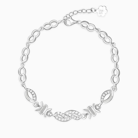 Silver Sparkles Forever Bracelet