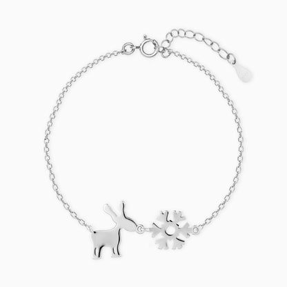 Silver Christmas Longing Bracelet