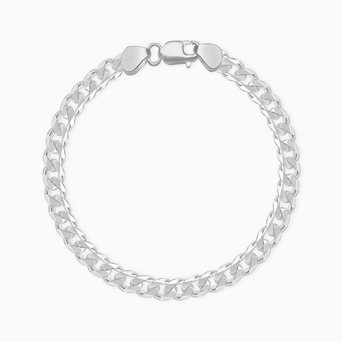 Silver Classic Bracelet for Him