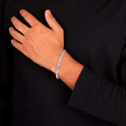 Silver Classic Bracelet for Him