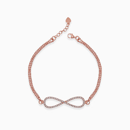 Rose Gold Infinity Bracelet