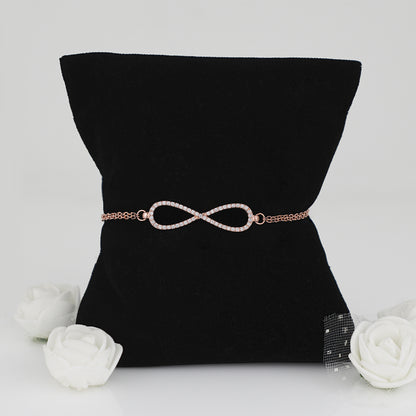 Rose Gold Infinity Bracelet