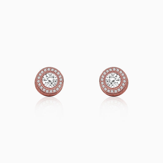 Rose Gold Charming Studs