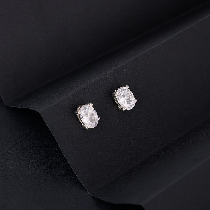 Gold Plated Zircon Stone Earrings | Meleske