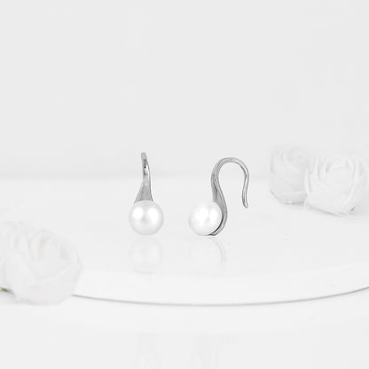 Silver White Pearl Moon Set