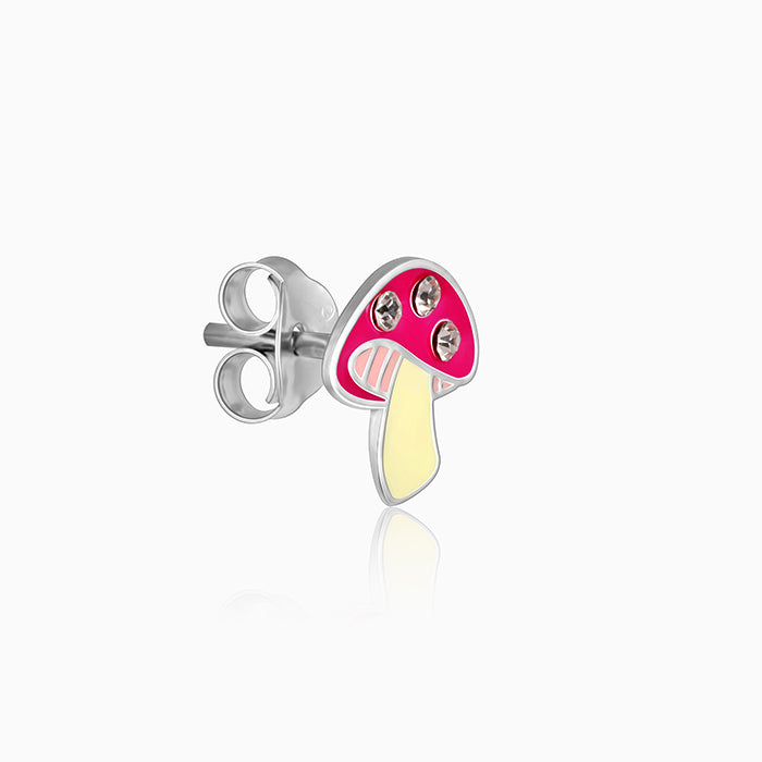 Taraash 925 Sterling Silver White Enamel Earrings For Women