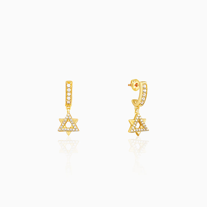 Golden Superstar Earrings