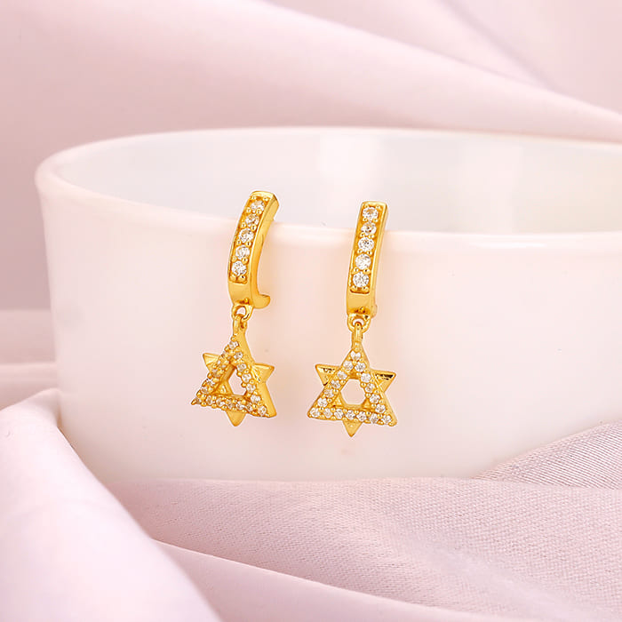 Golden Superstar Earrings