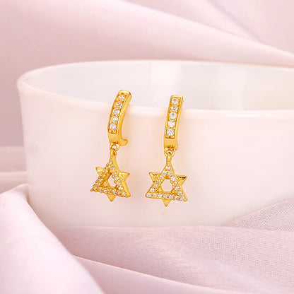 Golden Superstar Earrings