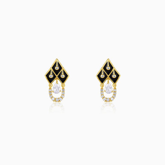 Golden Imperial Dangling Earrings