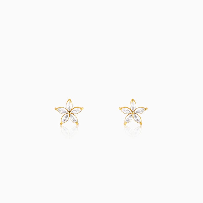 Golden Lily Earrings