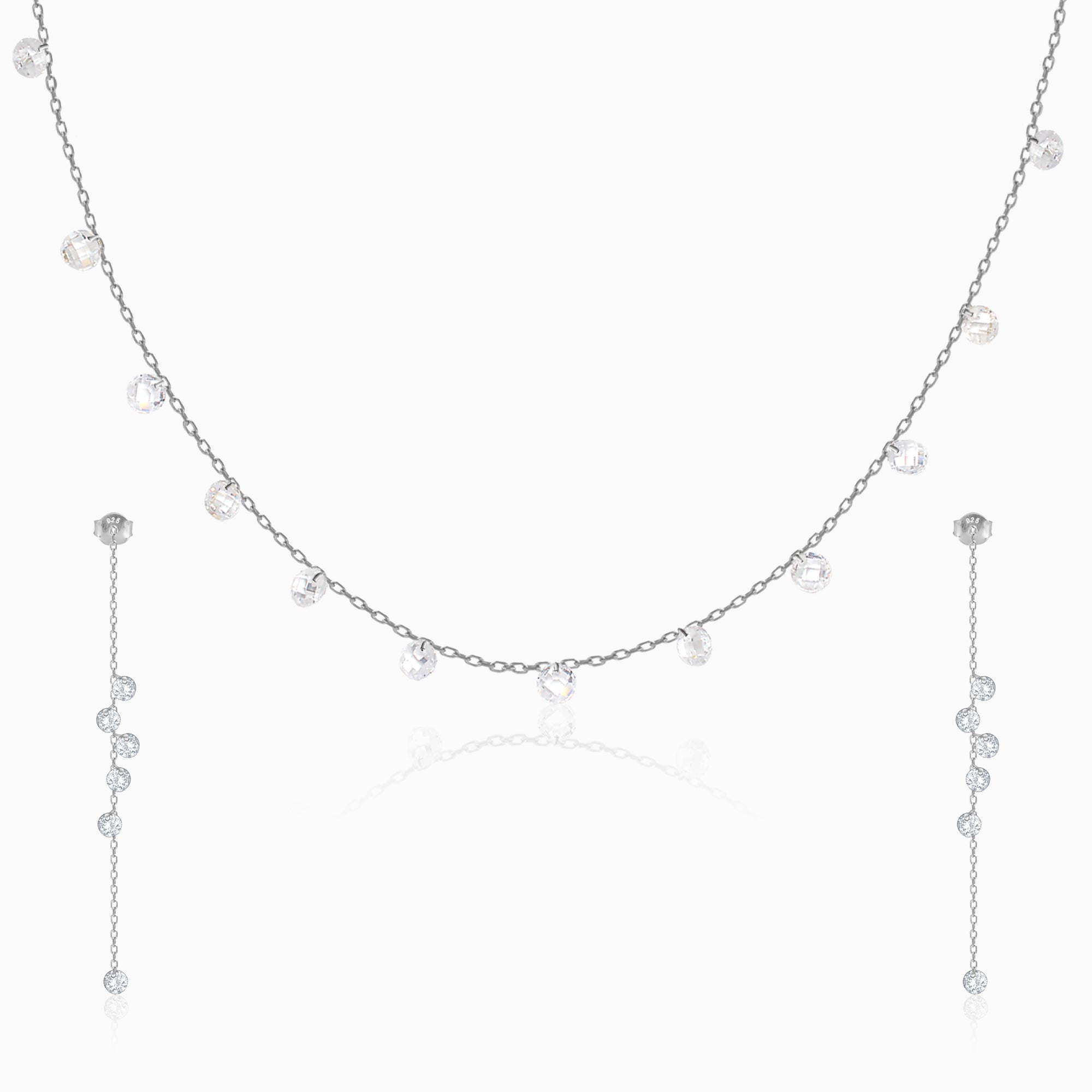 Silver Dangling Queen's Set – GIVA Jewellery