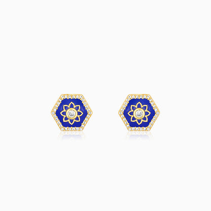 Golden Taj Mosaic Earrings