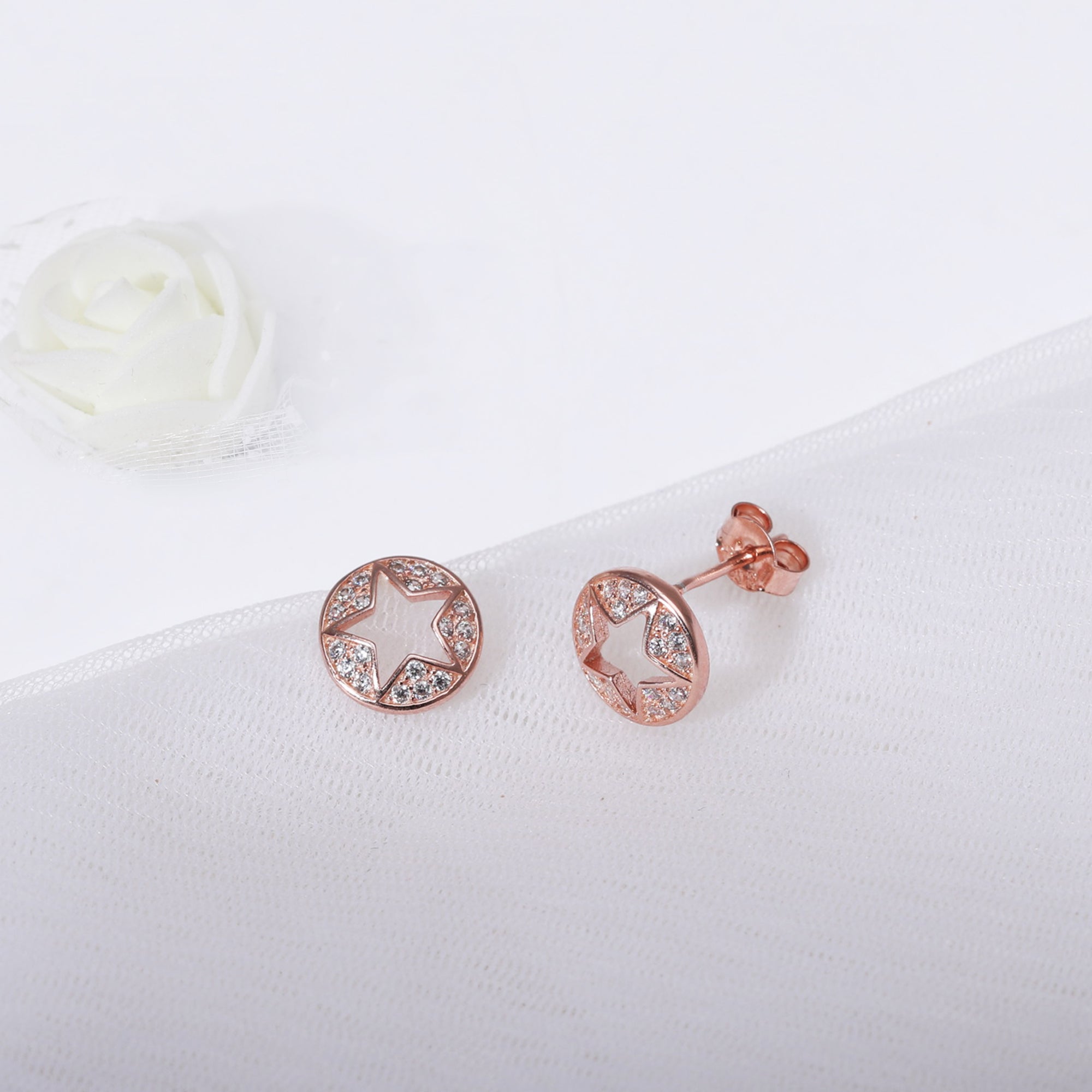 Fancy Light Brown Diamond Stud Earrings, 2.32 Carats Total, 14K Rose Gold |  Diamond Stores Long Island – Fortunoff Fine Jewelry