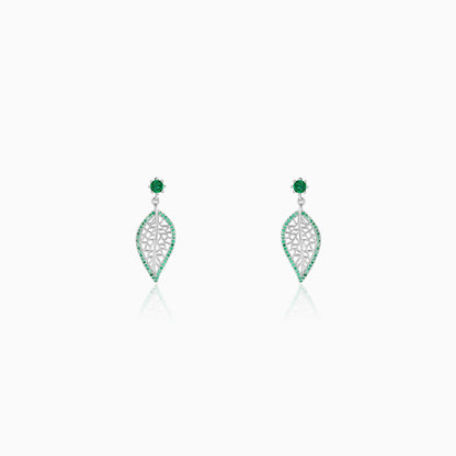 Silver Leafy Affair Earrings