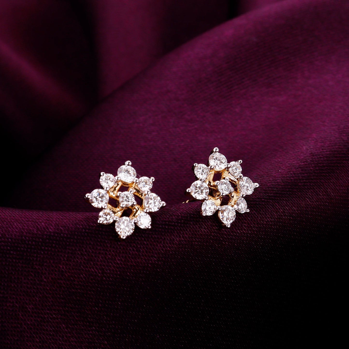 Gold Meadow Magic Diamond Earrings