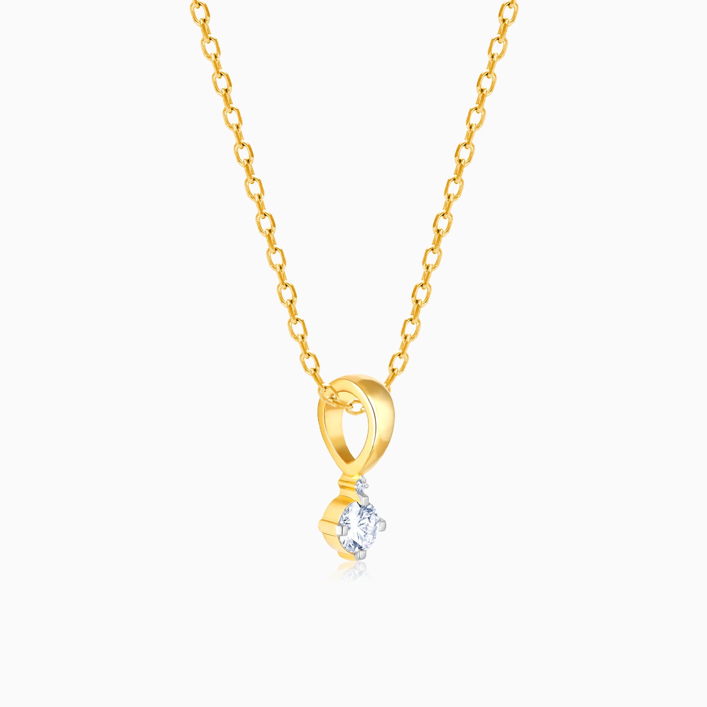 Gold Alluring Diamond Pendant