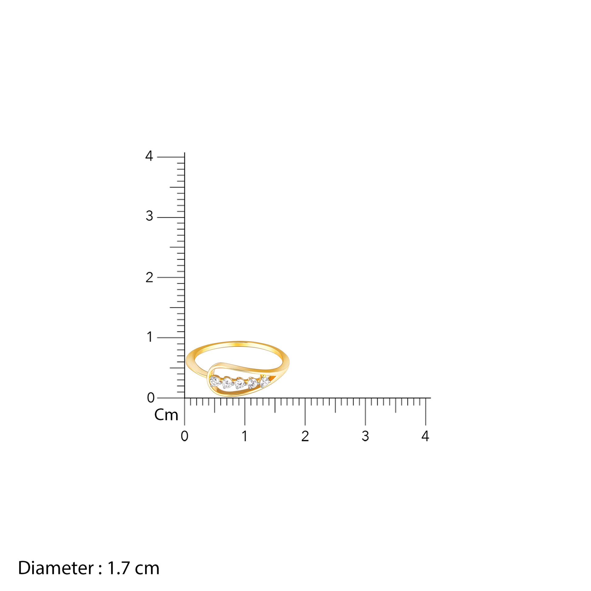 Gold Love for Sparkles Lab Grown Diamond Ring