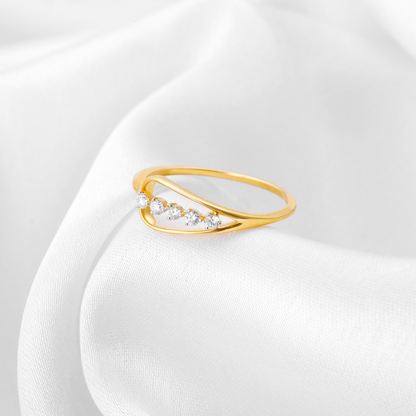 Gold Love for Sparkles Lab Grown Diamond Ring