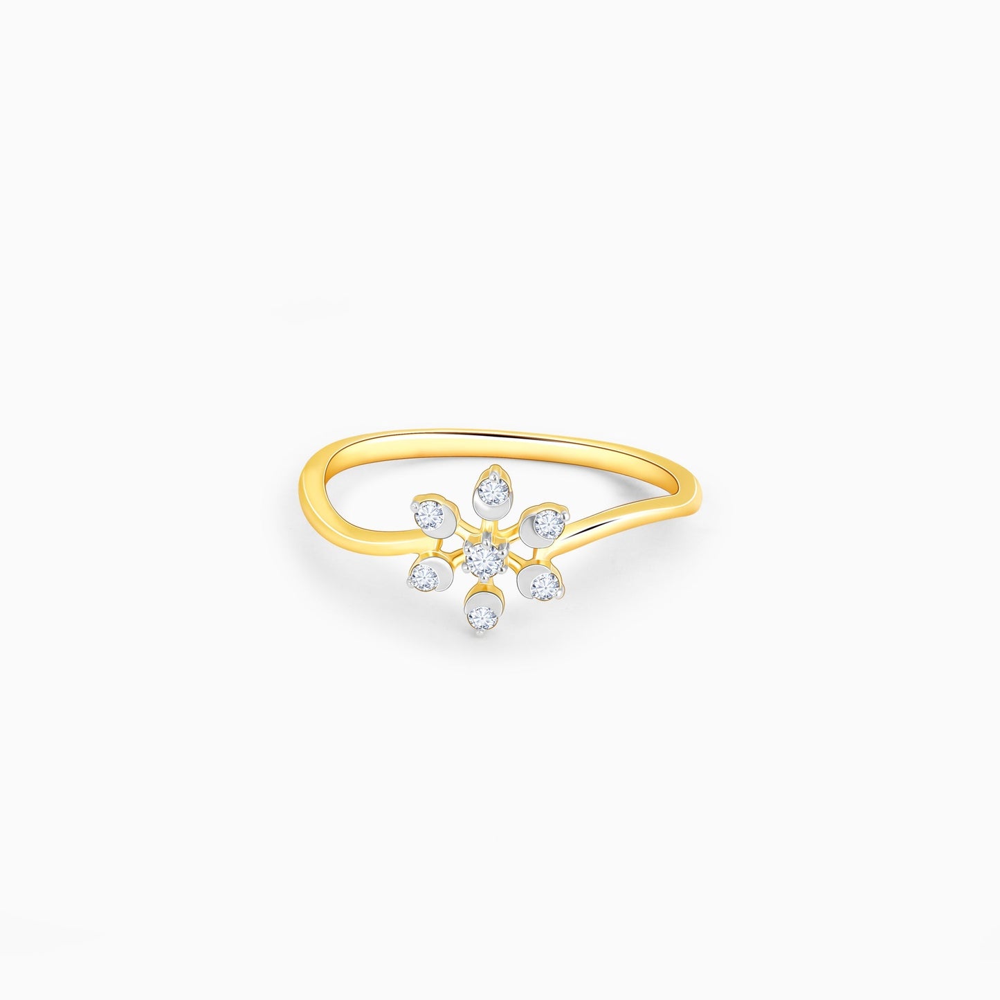 Gold Blossoming Beauty Diamond Ring