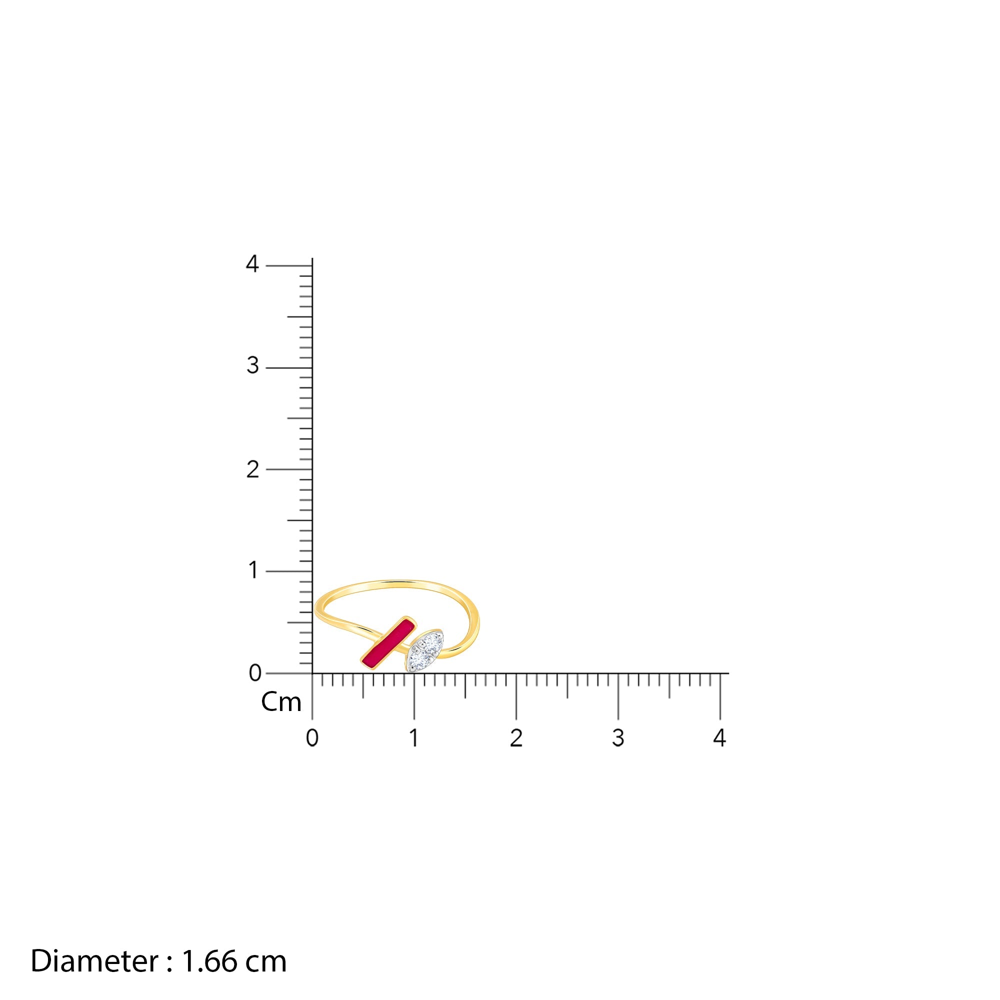 0.15 cm deals on a ruler