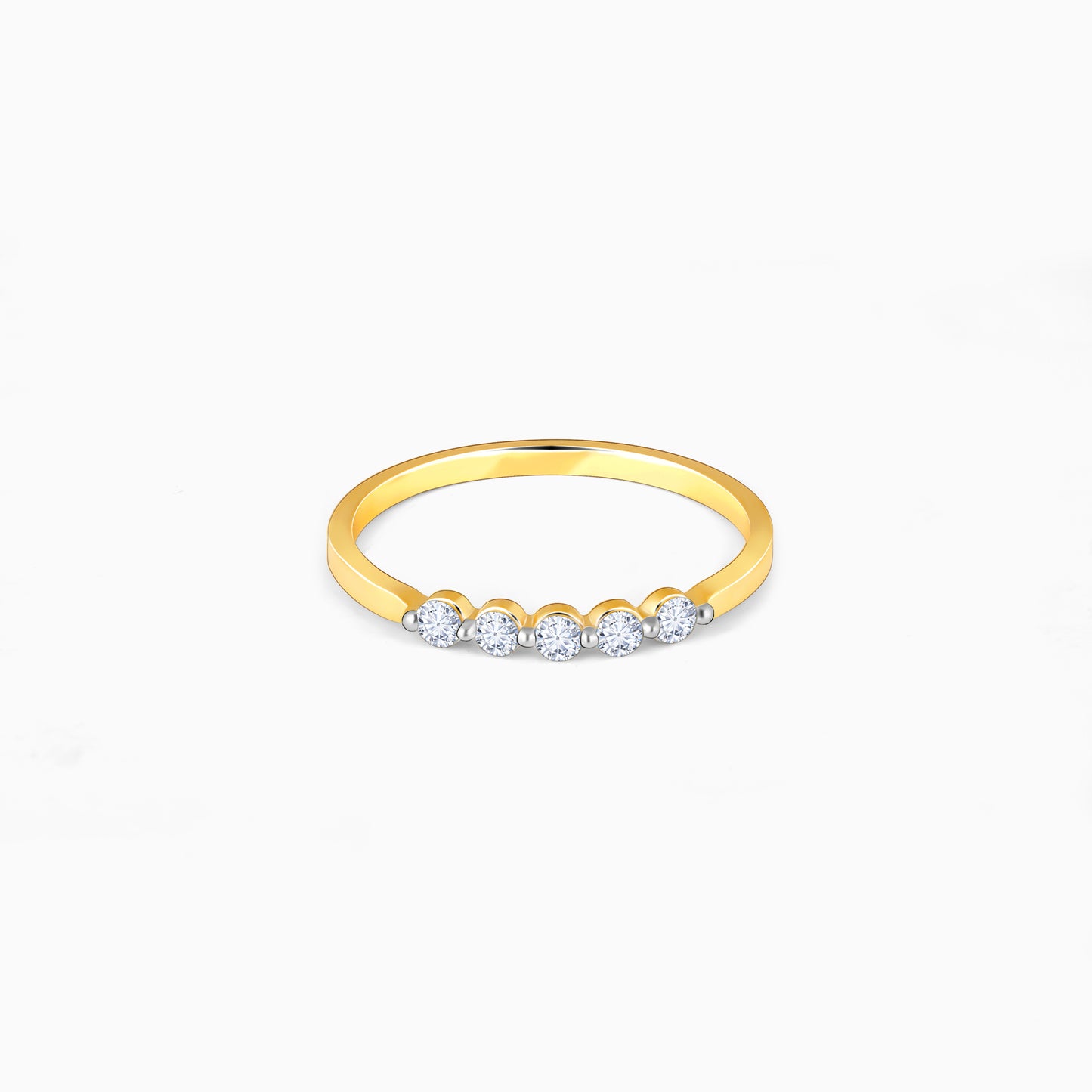 Gold Timeless Elegance Diamond Ring