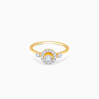 Gold Shine Bright Diamond Ring