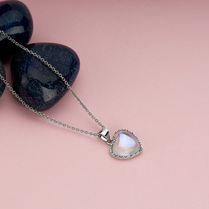 Silver Mystic Heart Pendant