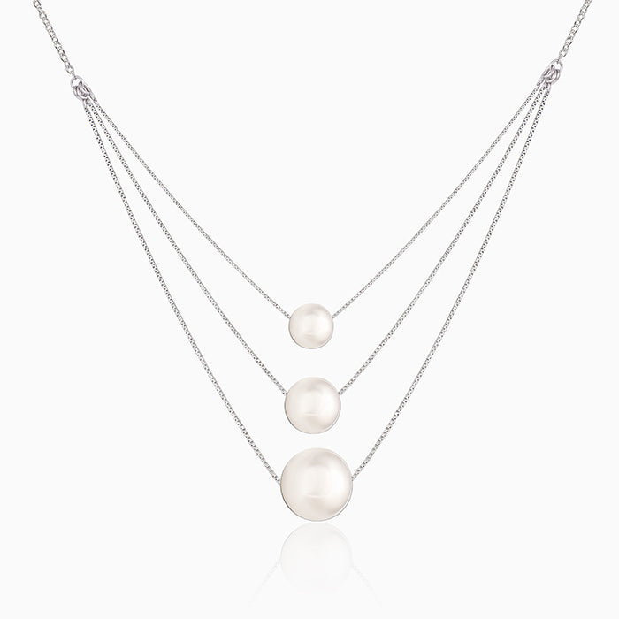 Silver Moontide Pearl Set