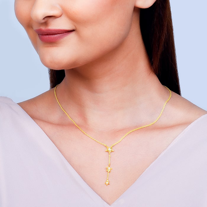 Gold necklace store for me