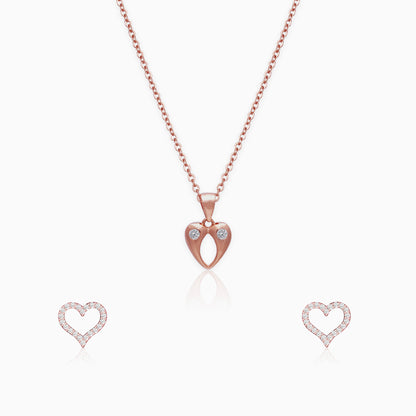 Rose Gold Wild at Heart Set