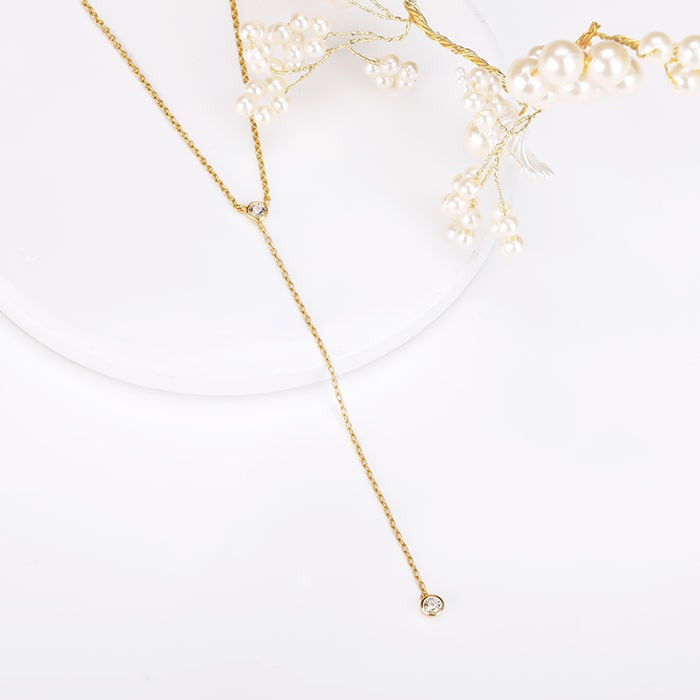 Golden Drop Necklace