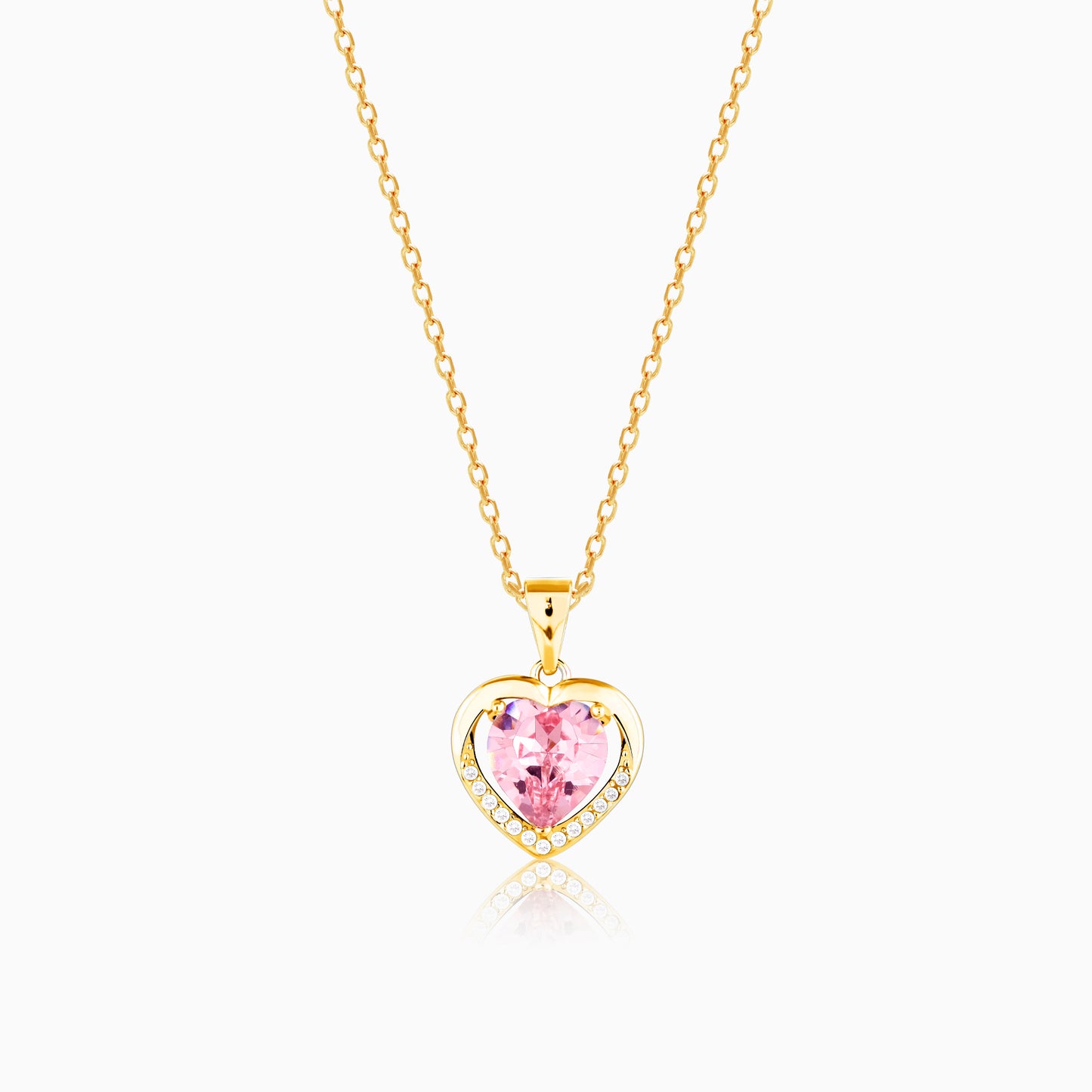 Golden Dreamy Heart Pendant