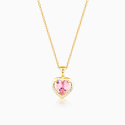 Golden Dreamy Heart Pendant