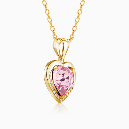 Golden Dreamy Heart Pendant