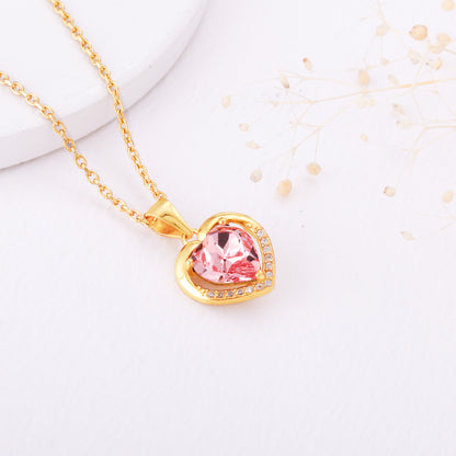 Golden Dreamy Heart Pendant