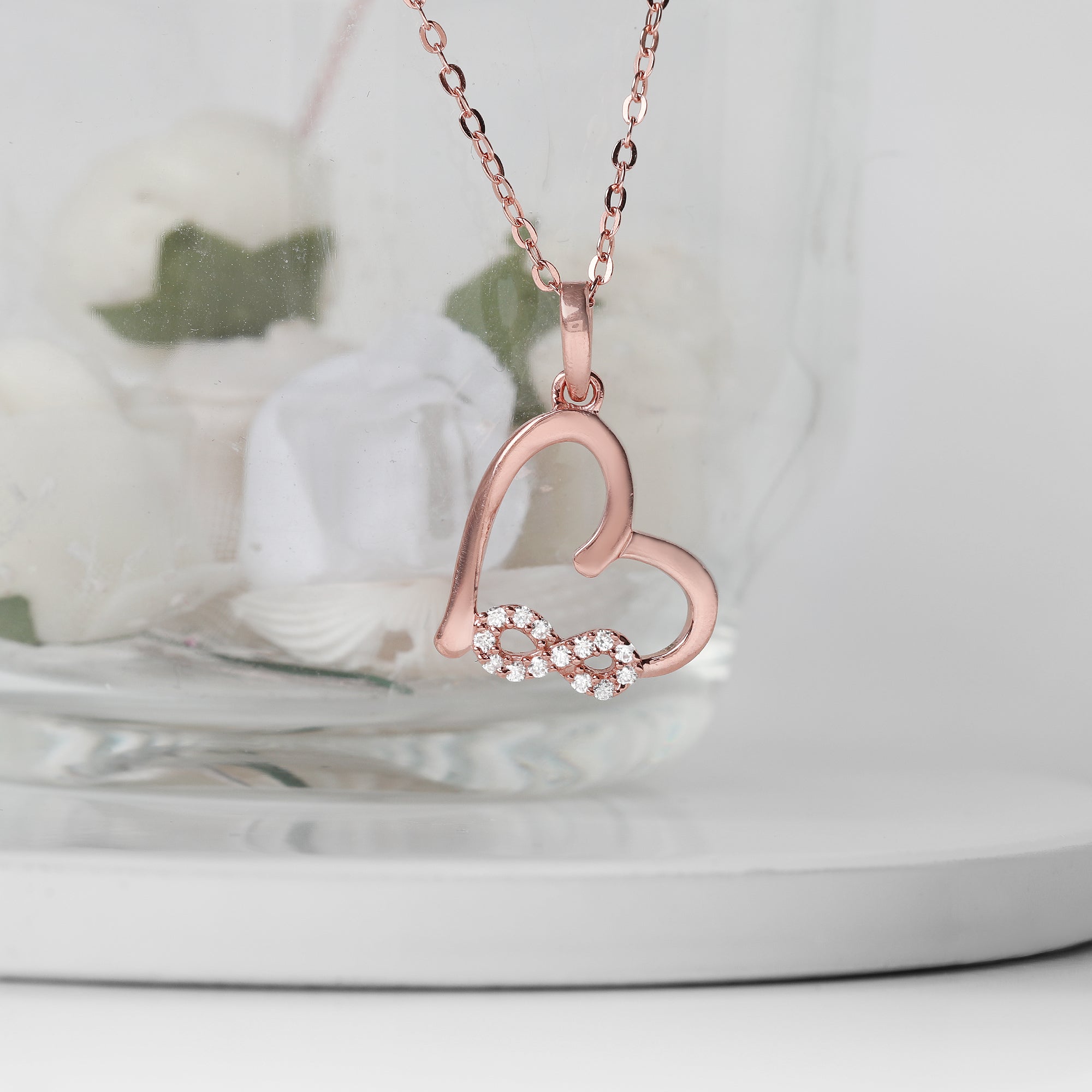 Giani Bernini Open Heart Link Chain Necklace Bracelet | CoolSprings Galleria