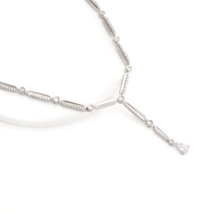 Zircon Silver Night Necklace